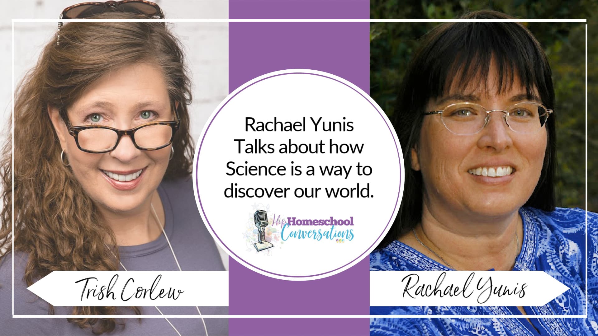 To get your dose, dive in to this podcast where Trish interviews Rachael Yunis, veteran homeschooling mom of three, science and math lover, and curriculum writer for Apologia.
