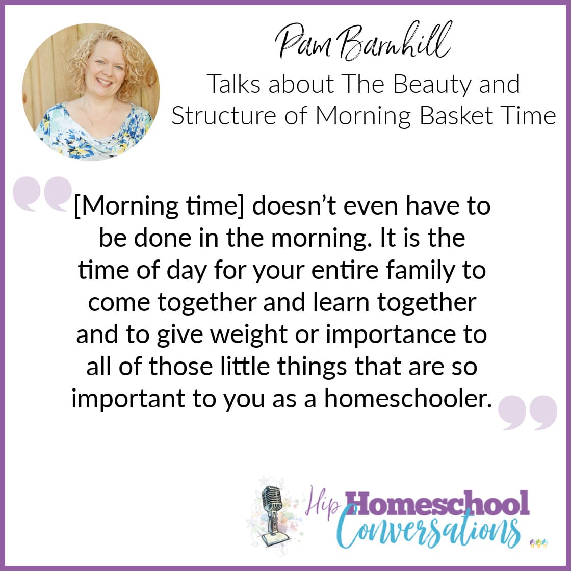 Homeschooling offers wonderful flexibility and freedom, but getting started each day and covering everything can be challenging and stressful. Join Trish Corlew as she interviews Pam Barnhill, author, speaker, and veteran homeschooling mom.